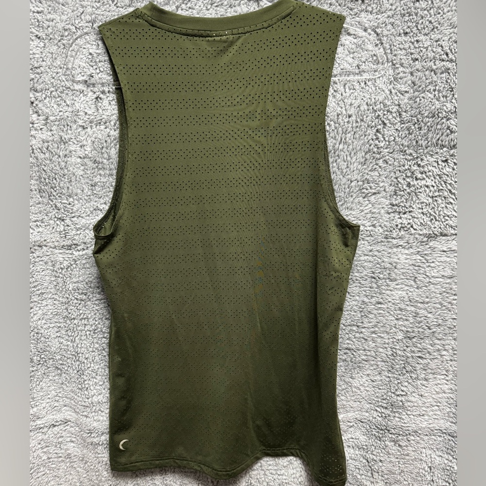 EUC Zyia Olive Green Chill Muscle Tank sz S - Picture 2 of 4